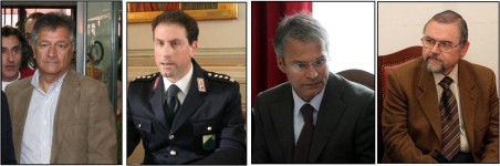 Fioravante Mancini, Carlo Maggitti, Quirino Cervellini e Renato Amorosi