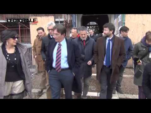 Il Ministro Franceschini in visita a L'Aquila