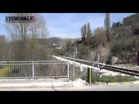 Chiusura della strada per Roio